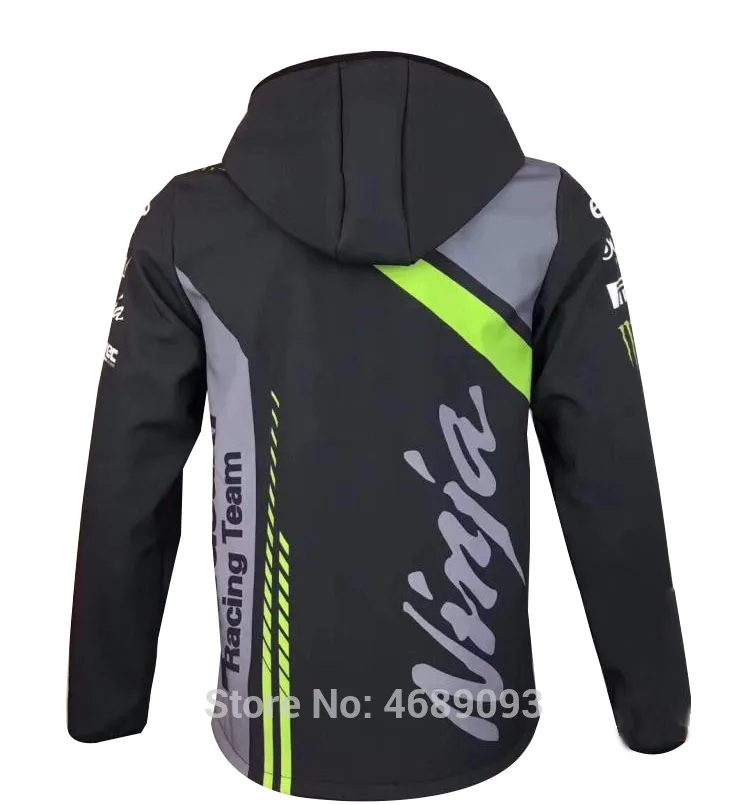 Новое поступление Kwasaki NINJA ZX10RR гоночные командные толстовки спортивная мягкая ткань куртка для мотоциклиста толстовки на молнии
