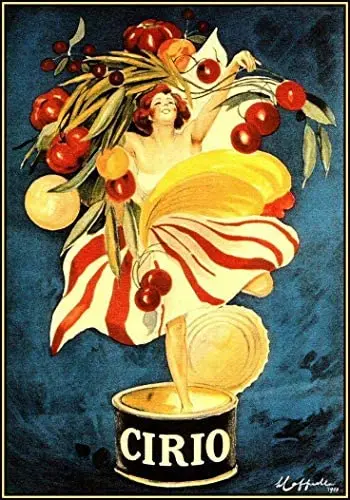 

SIGNCHAT Cirio Foods Vintage Italian Advertising Metal Sign Poster Wall Plaque Home Vintage Metal Sign Size 8X12 Inches