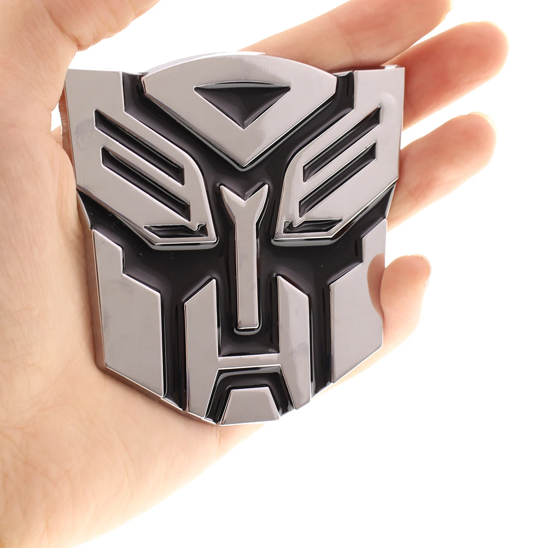 

EIDRAN 3D Autobot Logo Car Sticker Transformers Emblem Protector Badge Graphics Decal