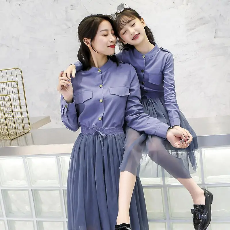 

2021 spring and autumn high quality parent-child clothes