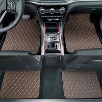 wlmwl general leather car mat for fiat all medels 500 500l 2007 2014 punto bravo viaggio freemoauto auto accessories
