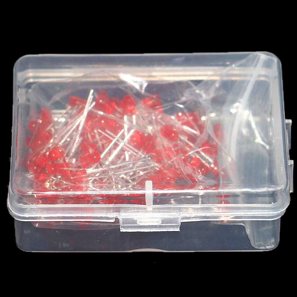 100 шт./кор. 3 мм светодиодный набор сортированных диодов белого и зеленого цвета