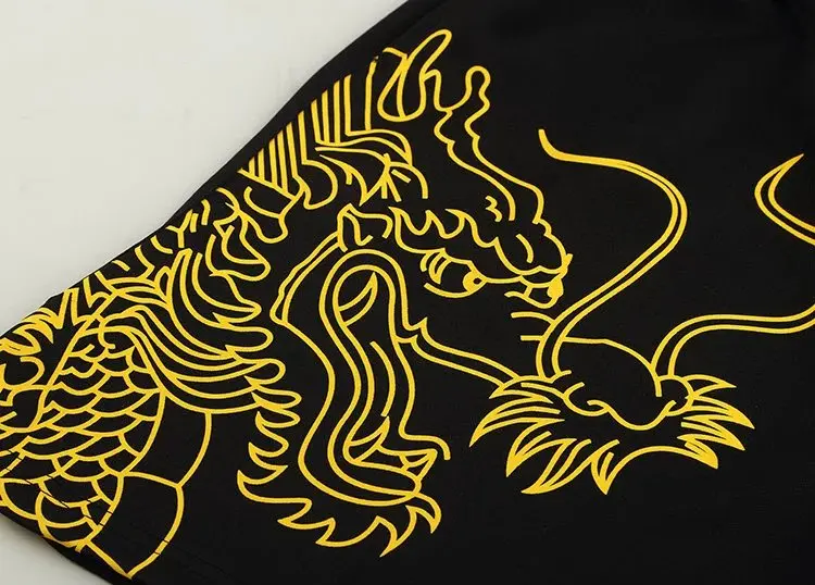 Мужские шорты для бадминтона с китайским драконом тенниса спортивные бега