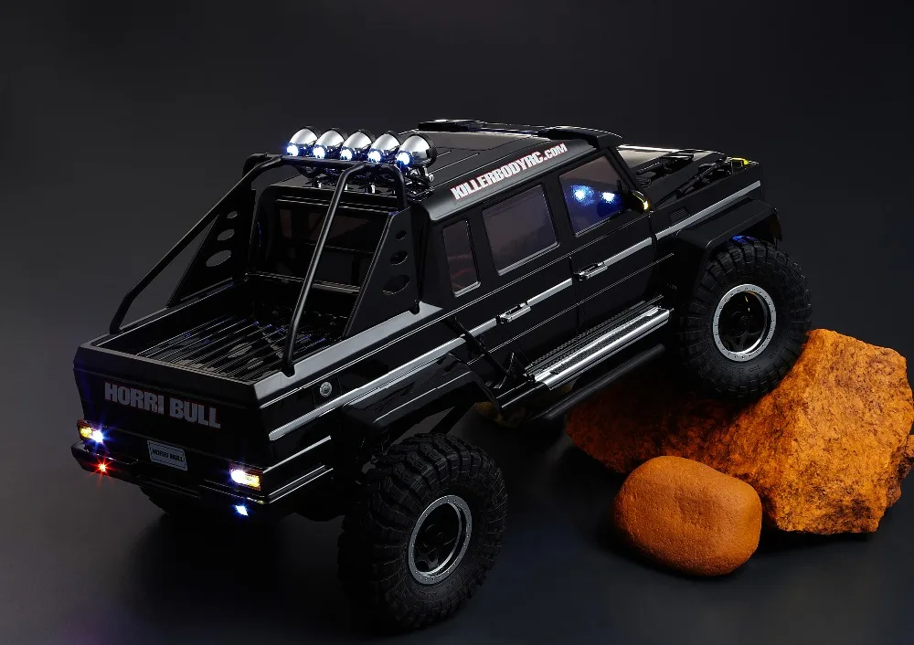 Killerbody 1:10 RC Гусеничный прозрачный/окрашенная версия автомобиля Horri-bull с колесной базой 313 подходит для осевого шасси