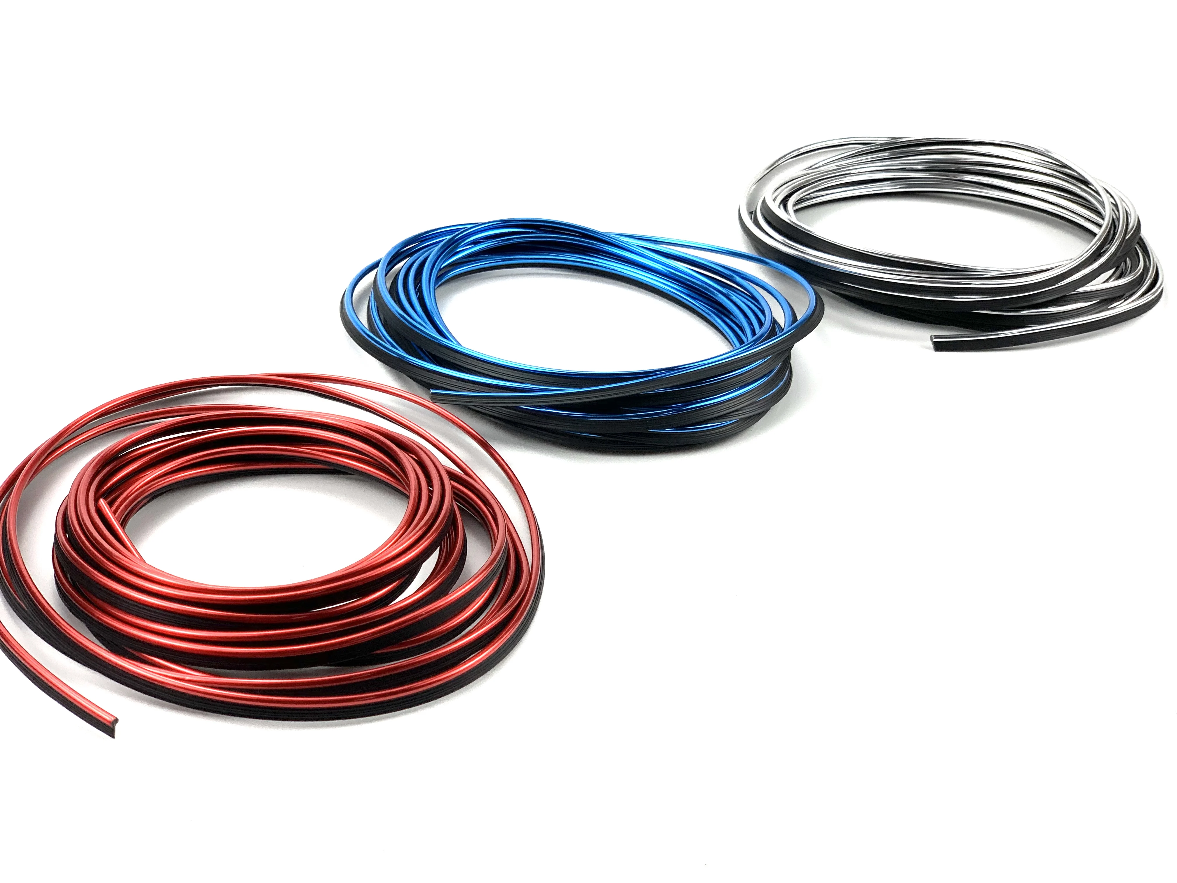 5 м стайлинга автомобилей украшения хромированная полоса для Audi Q3 Q5 Q5L Q7 Q8 A1 A3 S3 A4 A4L