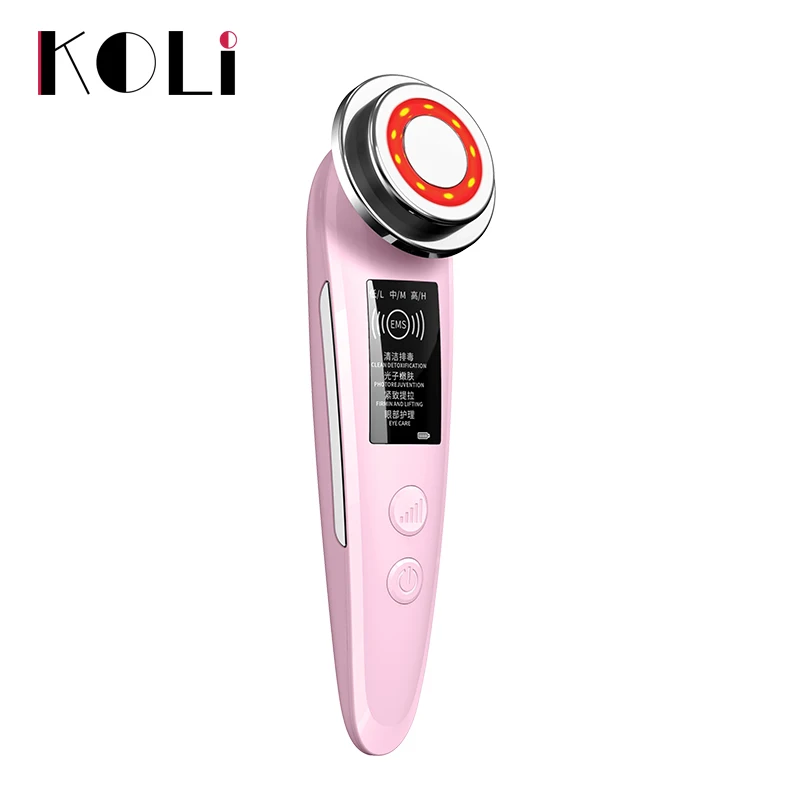 EMS ультразвуковой прибор для ухода за кожей ионное очищающее средство пор