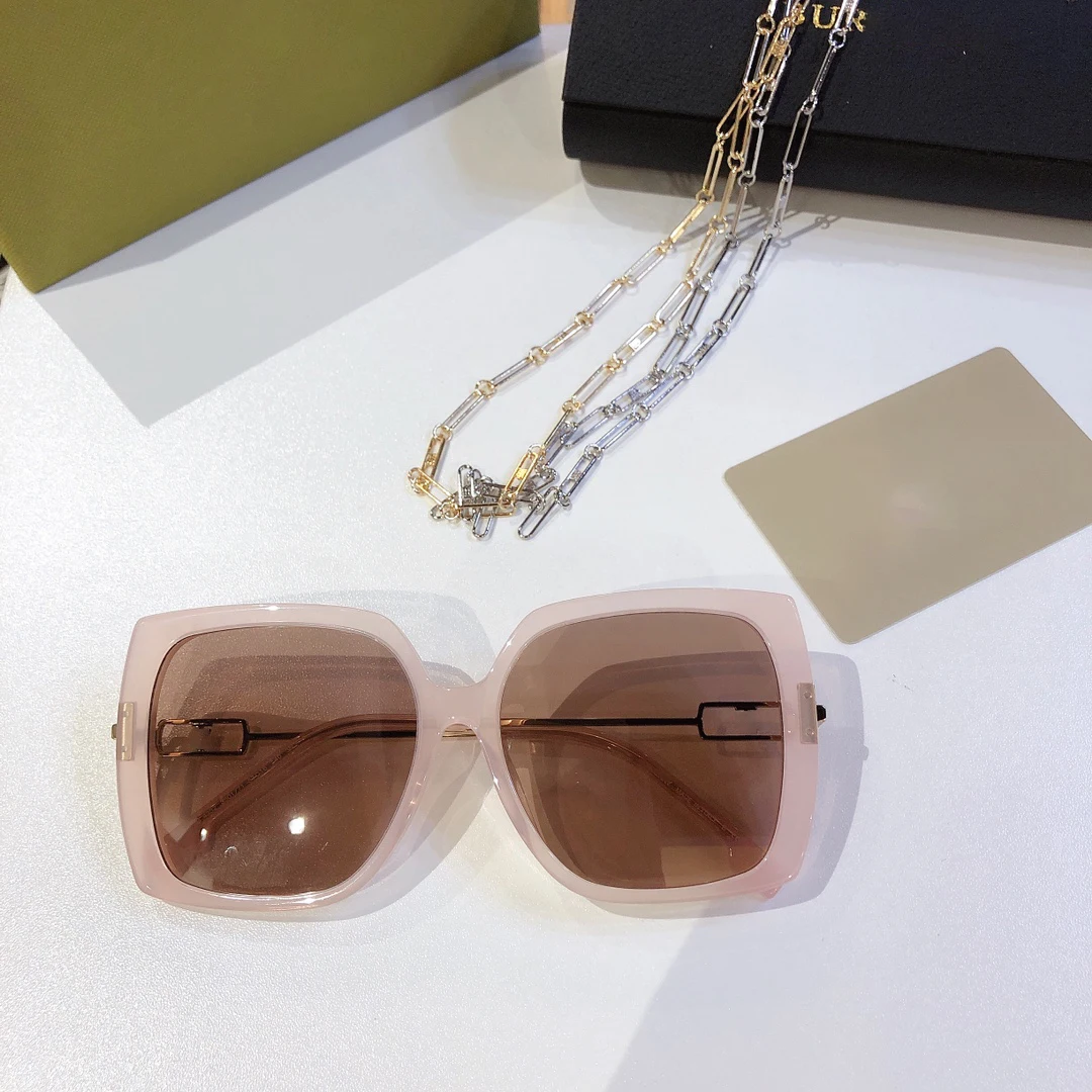 

Bur Fashion show Sunglasses BE4332 With Handmade chain Male Outdoor Glasses Female Shopping Best Quality For Unisex