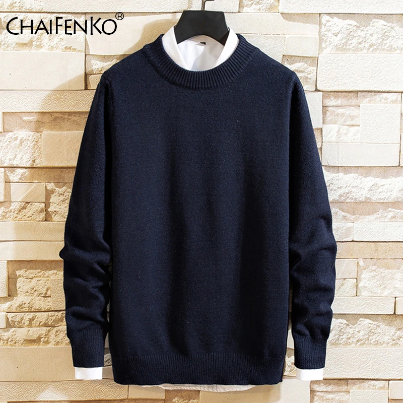 

CHNIFENKO Fashion Sweater Men 2020 Autumn New Casual Harajuku Pullover Men Streetwear Hip Hop O-Neck Winter Slim Fit Men Sweater