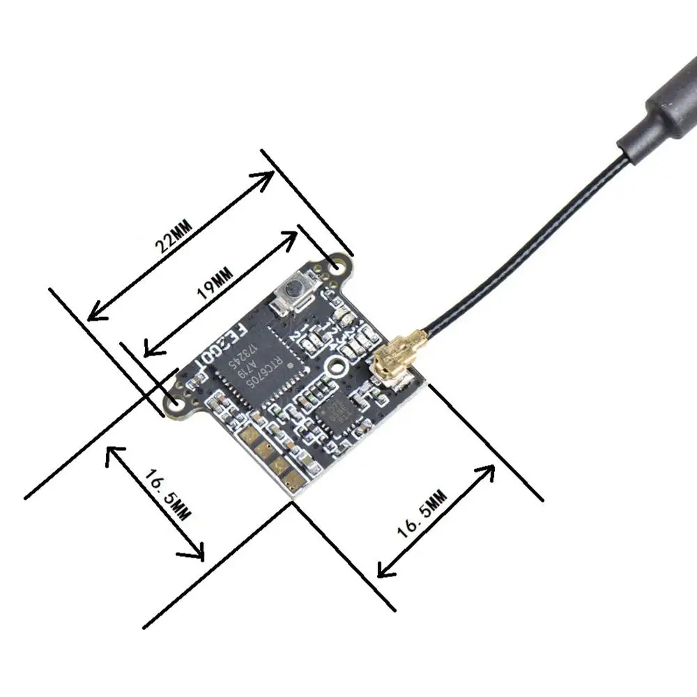 Передатчик FPV FE200T 5 8G 40CH 25mW 100mW 200mW переключаемый AV 4 5-5 2 V IPEX VTX видео модуль OSD
