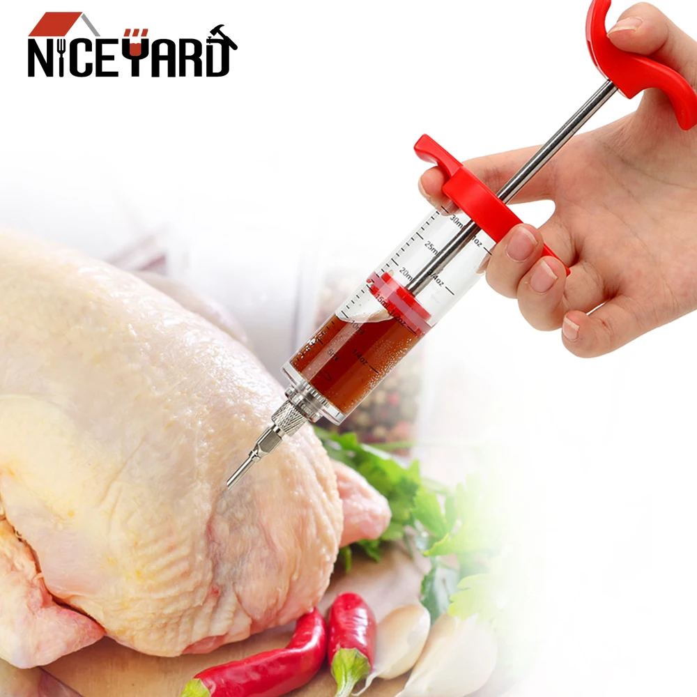 NICEYARD Marinade инжектор приготовления соуса инструмент для инъекций барбекю мясо