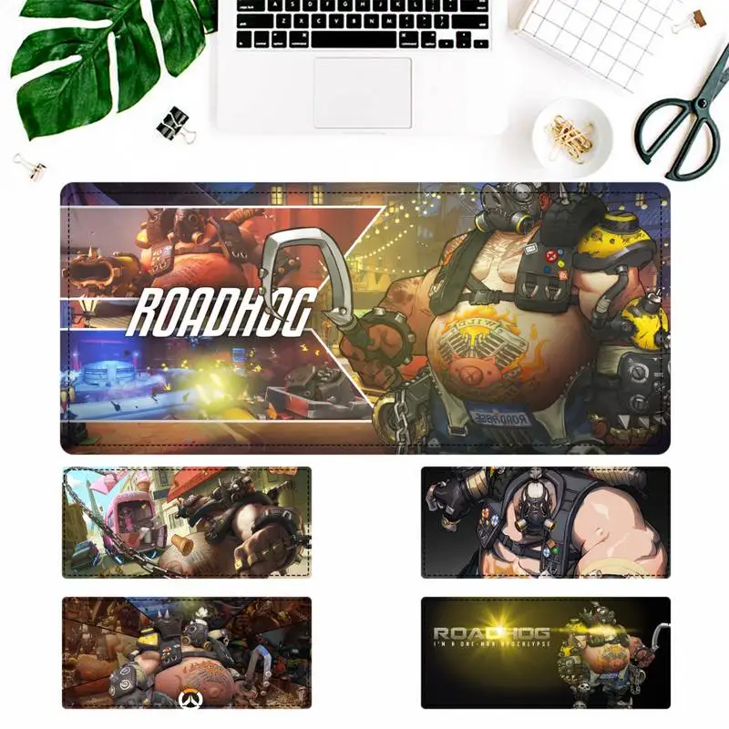 

Durable Roadhog Gaming Mouse Pad Gamer Keyboard Maus Pad Desk Mouse Mat Game Accessories For Overwatch