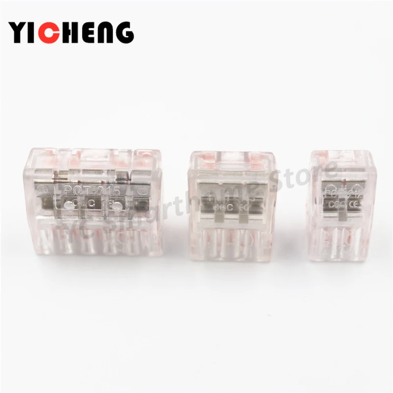 

3pcs Universal Compact Wire Wiring Connector 2pin 3 pin 5pin Conductor Terminal Block With Lever 0.08-2.5mm2 wire connector