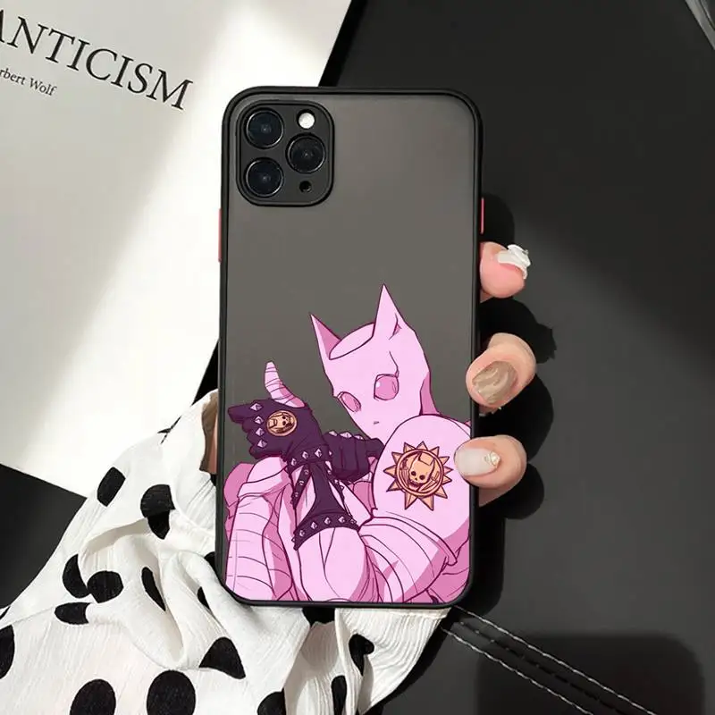 

JOJOS BIZARRE ADVENTURE OVER HEAVEN Phone Cases matte transparent For iphone 7 8 11 12 plus mini x xs xr pro max cover