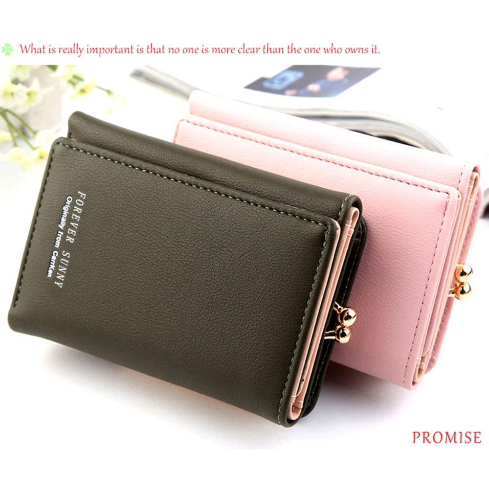 Women's Multi-function Short Wallets Classic Fashion Multi-card Design Soft PU Leather Credit Card Change Storage | Багаж и сумки