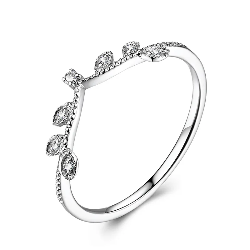 Элегантная корона с бриллиантом 18 К настоящее Настоящее ТВЕРДОЕ ЗОЛОТО кольца