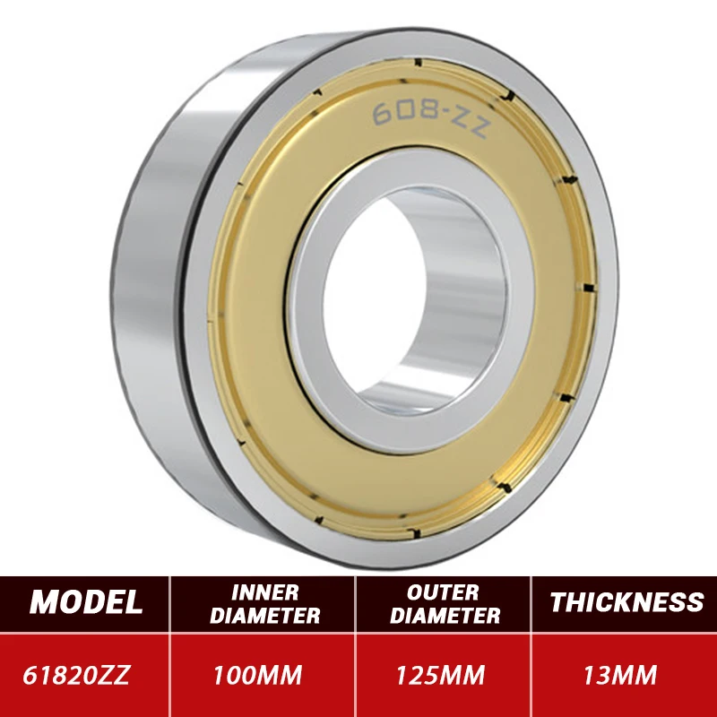 

10 шт./лот шарикоподшипники с глубоким желобом 100 мм * 125 мм * 13 мм шарикоподшипники из высокоуглеродистой стали роликовые шарикоподшипники см...