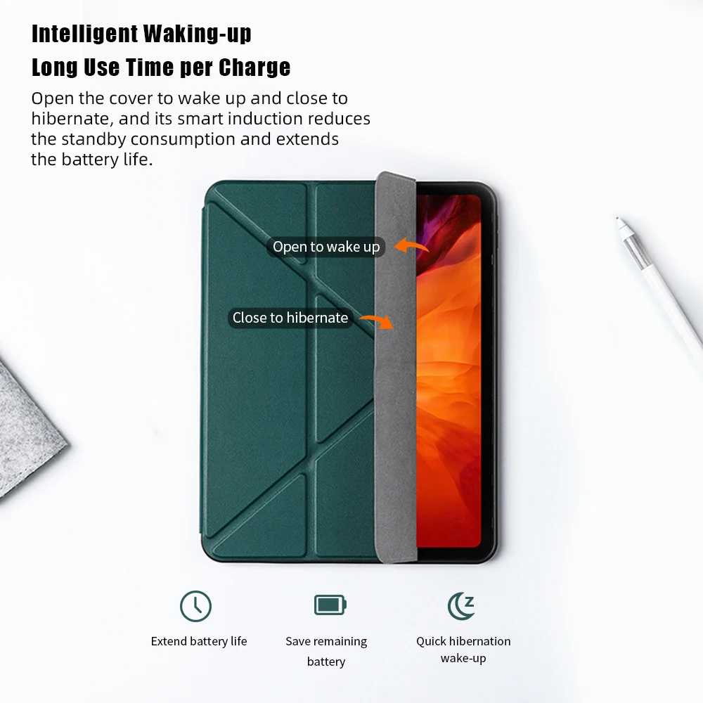 Резиновый чехол ROCK для iPad Pro 11 ультратонкий ударопрочный чехол-накладка 12 9