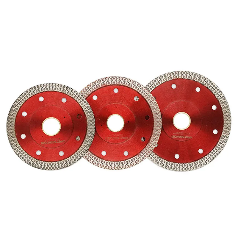 Лидер продаж 115 мм волна алмазный пильный диск для Керамика плитка сухой резки
