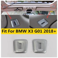 yimaautotrims upper roof dome mic microphone loudspeaker cover trim abs interior refit kit for bmw x3 g01 2018 2022