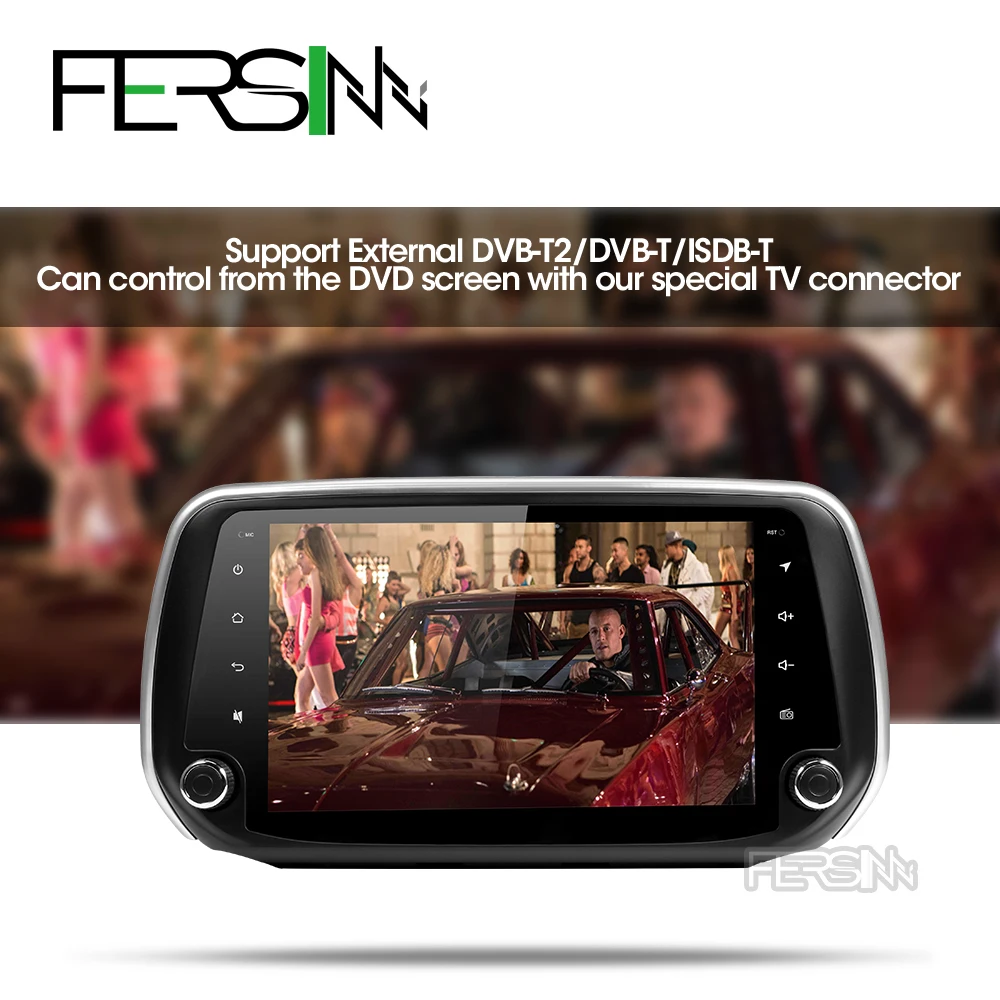 Fersinny CXSDF9081 android 9 0 автомобильный dvd для hyundai Santa Fe 2018 2019 Автомобильная навигационная