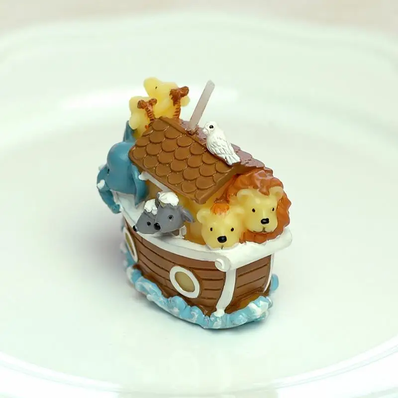 Ноев ковчег в форме свечи мультфильм детский душ Крещение вечерние пользу детей