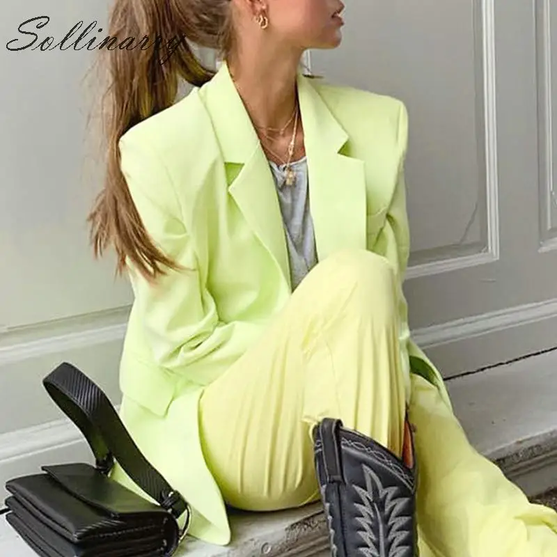 Sollinarry High Street/женские блейзеры на пуговицах однослойные Осень-зима повседневные