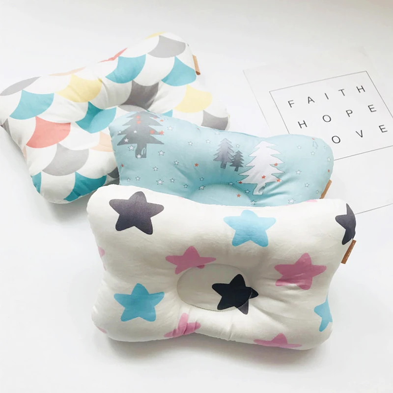 Хлопковая Подушка для новорожденных с принтом|Подушка| |