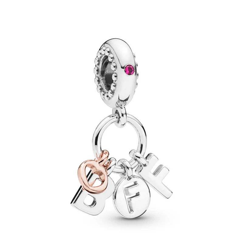 

Best Friends Forever Charms Fits Europe Bracelets 925 Sterling Silver Metal Beads DIY Women Jewelry Making Gift Bijoux Kralen