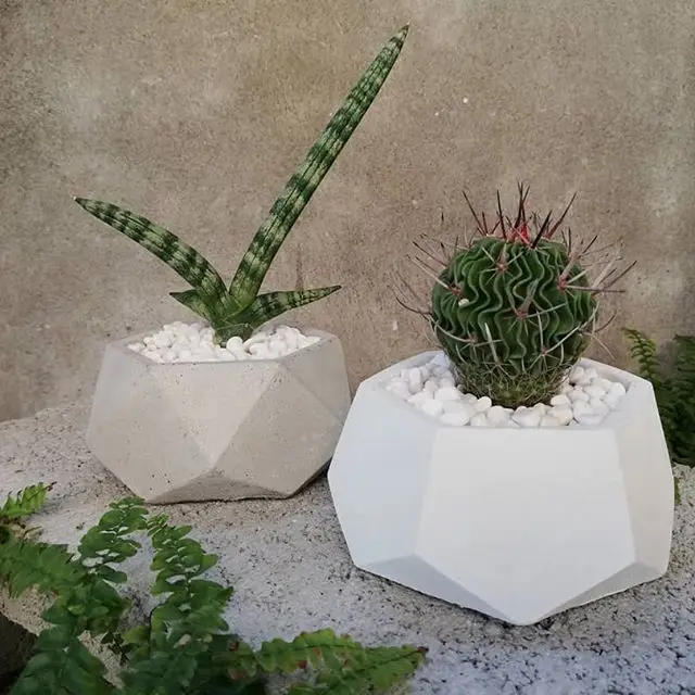 Силиконовые формы для горшков бетона цементные геометрические пластыри садовых