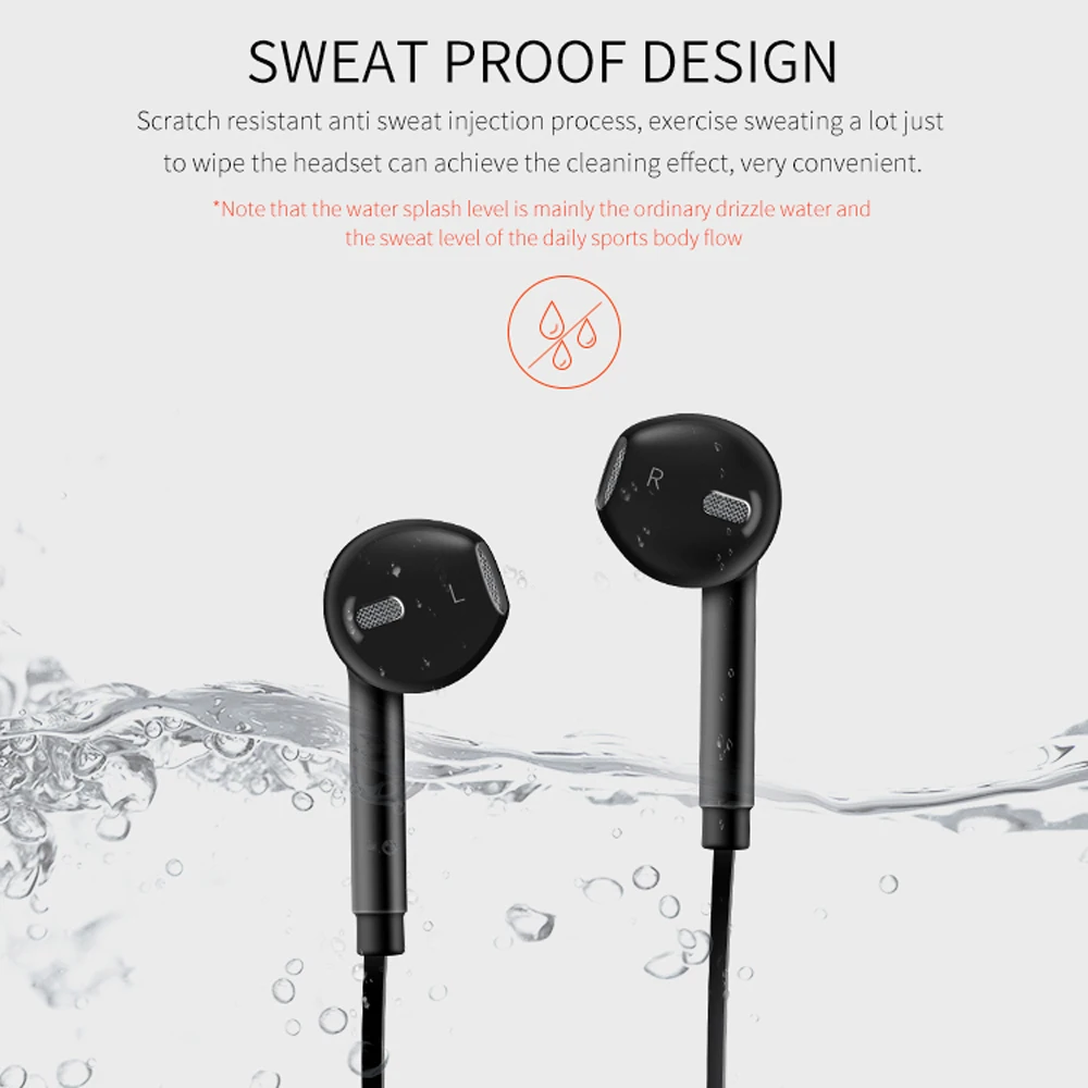 Беспроводная bluetooth гарнитура стерео в уши с микрофоном для iPhone 6/samsung|Наушники и