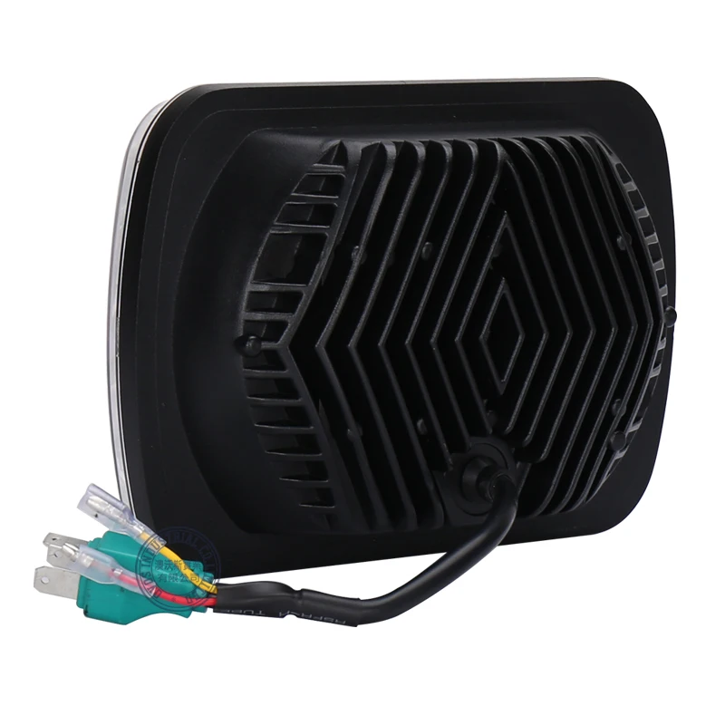 5x7 6x7 квадратные светодиодные фары для внедорожников с белым и желтым