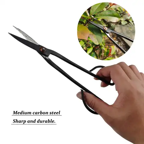 Инструмент бонсай для новичков, ножницы с длинной ручкой, садовые ножницы, ножницы для ветвей растений, 185 мм, садовые инструменты