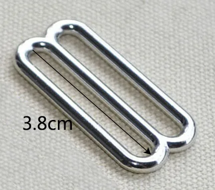 Silver-38mm Meetee 5/10 шт. 14-50 мм металлический-хомут с круглым воротником для мальчиков и девочек Тройная Пряжка бюстгальтера кольца Ползунки ремешок настроить пряжку застежка пошив одежды «сделай сам» аксессуар - Цвет: Silver-38mm