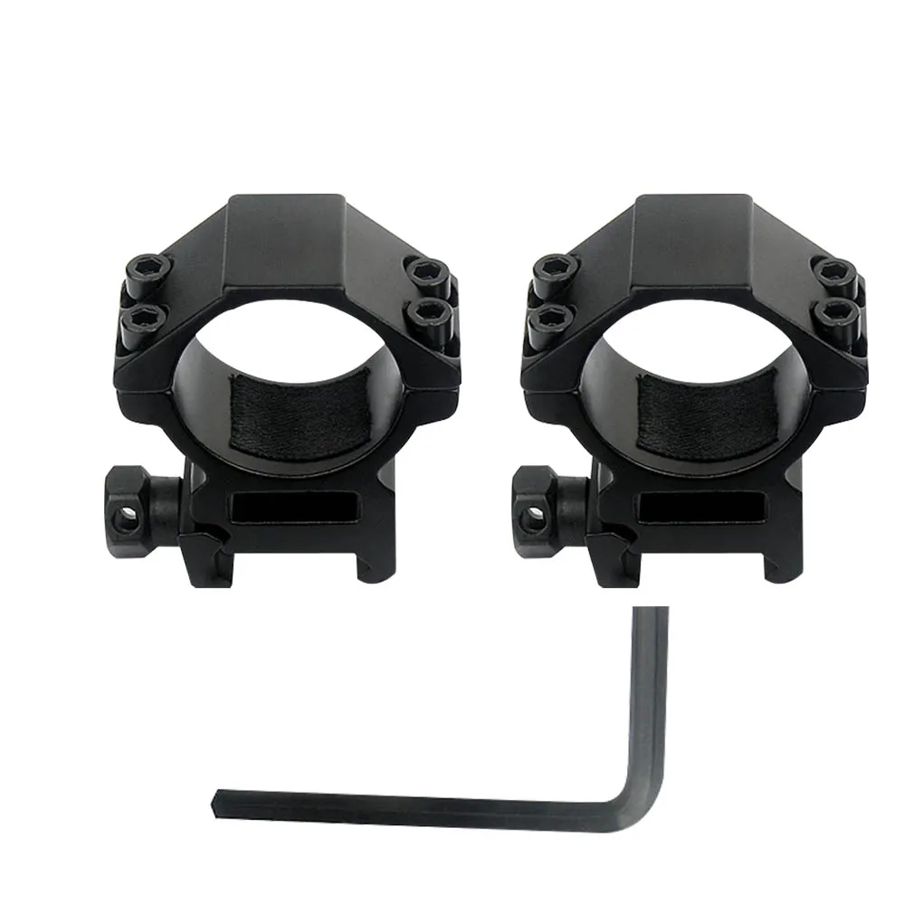 

2pcs/pair 25.4mm Tactical Scope mount Medium Profile Weaver 20mm Picatinny Rail For Air Rifle gun Sight Hunting Accessories