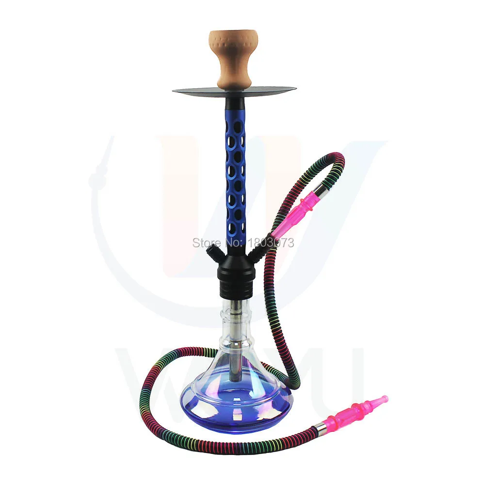 

Hallow chicha stem single hose shisha hokka aluminum 60cm height shisha smoking tobacco tool hookah glass egyptian narguile pot
