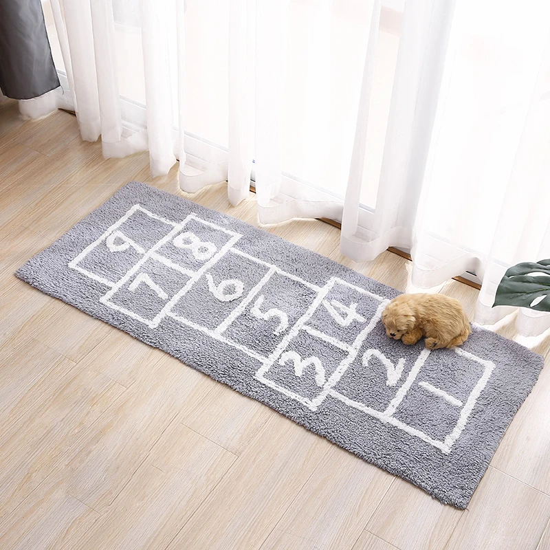 Коврик для кухни с номерами коврик Enfant Chambre Tapis Fourrure напольный из хлопка ковер