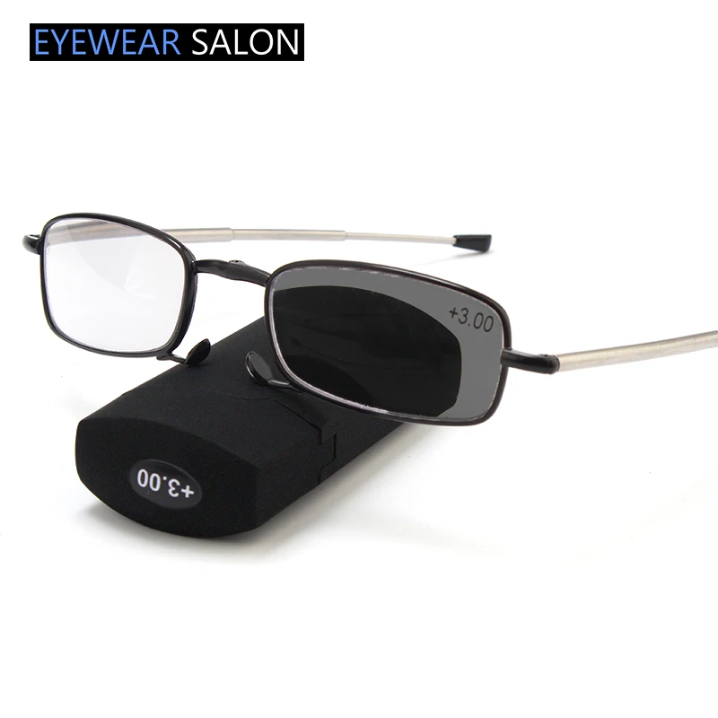 

EYEOOMU Photochromic Reading Glasses Outdoor Sunglasses With Diopters Telescopic Eyeglasses Men Presbyopic Women Readers Eyewear