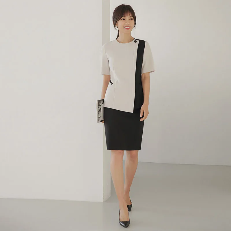 Новая рабочая одежда для салона красоты с коротким рукавом ухода за кожей