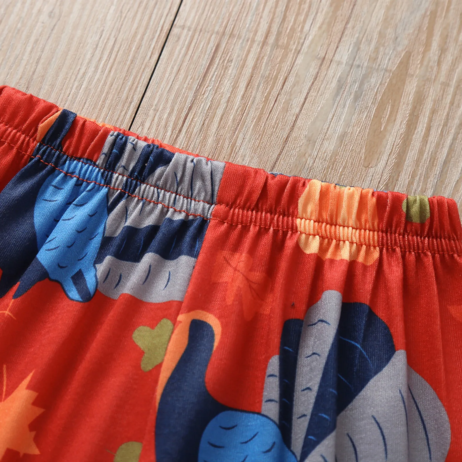 

3pcs Baby Kids Girl Halloween Clothing Sets Autumn Long Sleeve Ruffles Solid T-shirt Tops Print Pants With Headband Sets Outfits