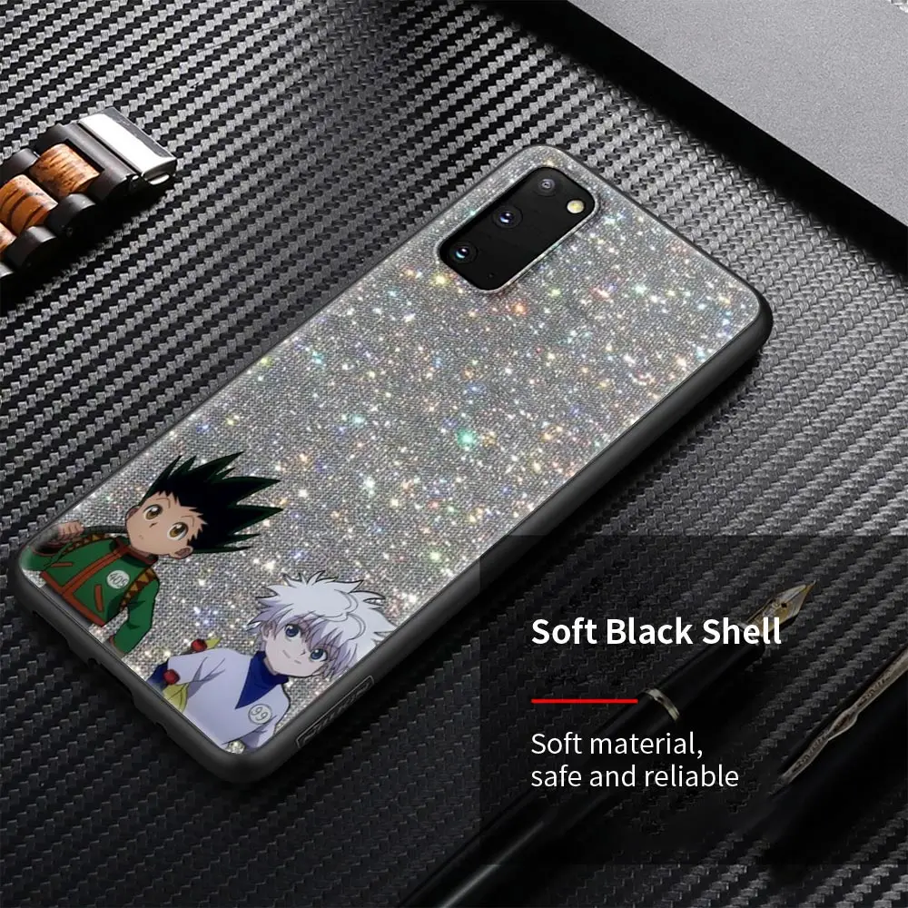

Hunter X Hunter Silicone Soft Case for Samsung Galaxy S21 S20 FE S20 Utra Plus Luxury Cover S10 S10E S9 S8 Plus Coque
