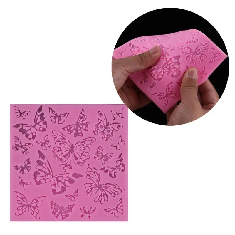 

Handmade Butterflies Silicone Mold Candy Mold Mini for Cake Decor Polymer Clay Crafting Resin Epoxy Jewelry Making 1