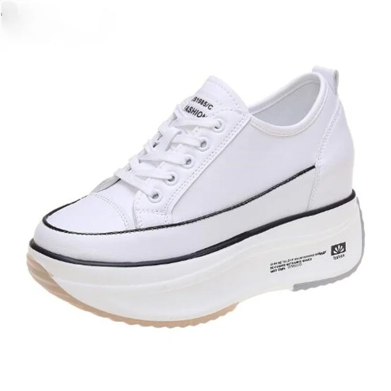 

Platform Women Sneakers Autumn Stylish Thick Sole Casual Shoes 9CM Breathable Mesh Walking Shoes Woman Zapatos Mujer New luxury