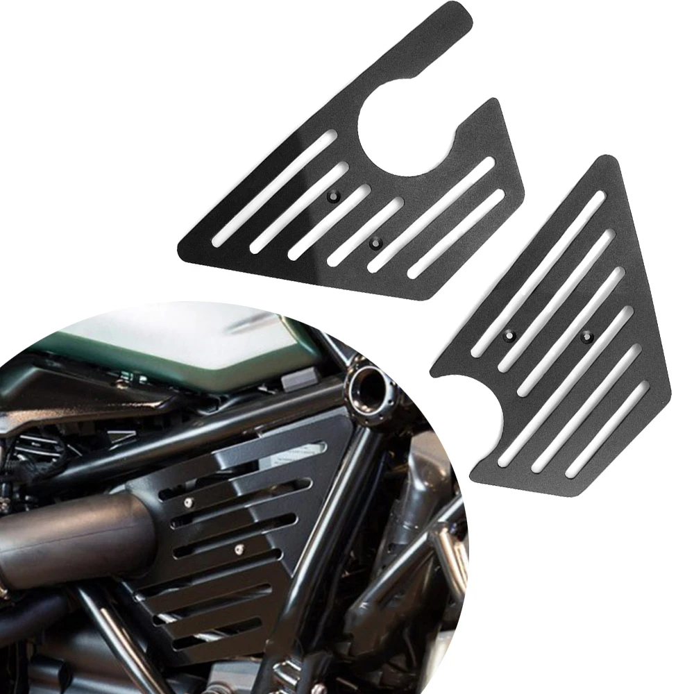 Новый X2 шт Черный мотоцикл Airbox КРЫШКА боковая защитная сетка крышка для BMW R NINE T nine