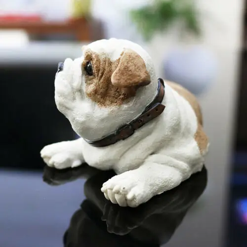 JJM Fat британская бульдог Собака Фигурка для домашних животных Canidae животное