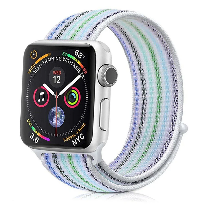 Нейлоновый ремешок для Apple Watch серии 5 42 мм iwatch 44 мм ремешок 38 мм 40 мм iwatch sreies 4 3 2 pulseira браслет ремешок для часов