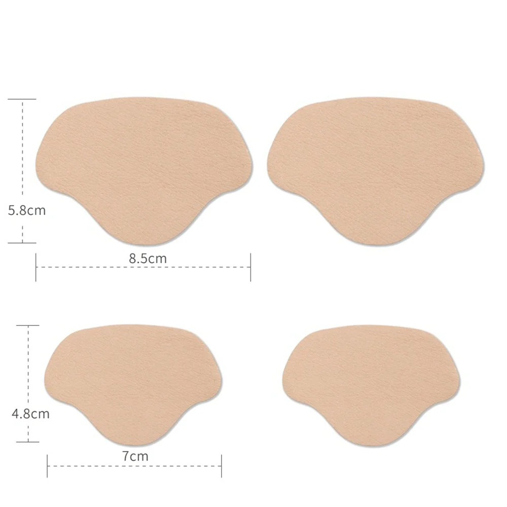 4PCS Invisible Heel Sticker Sport Running Shoe Insole Heel Liner Grip Protector Sticker Patch Adjust Size Protect Heel Foot Care