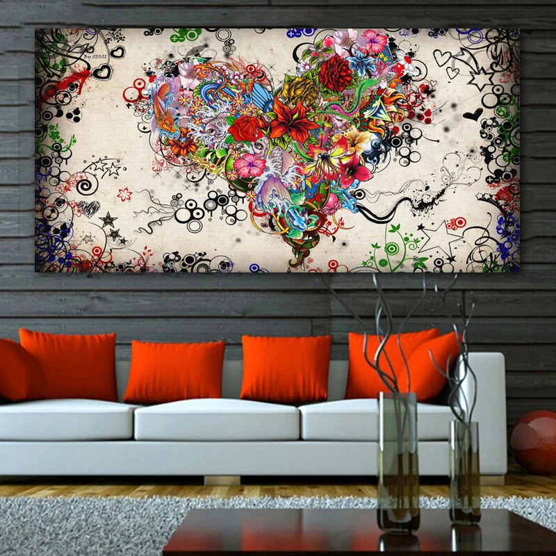 

5D DIY Heart Shaped Flower Diamond Painting Embroidery Cross Stitch Kit Mosaic Round Rhinestone Handmade Gift Home Decoration