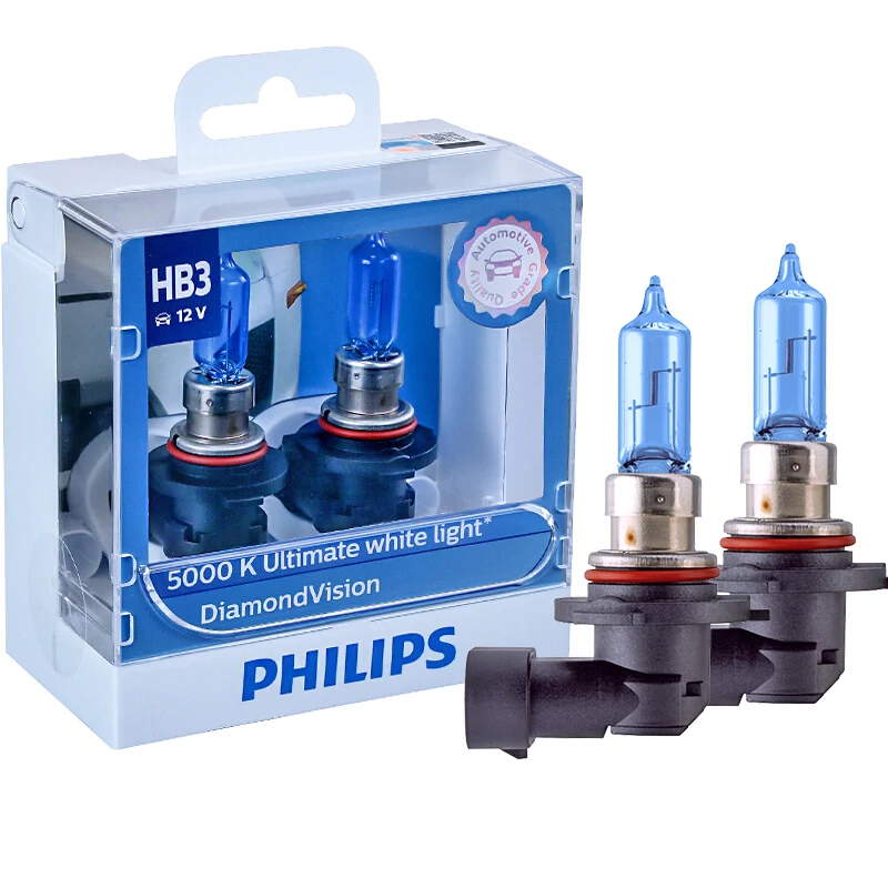 Philips HB3 9005 12 в 65 Вт Diamond Vision 5000K супер белый светильник галогенные лампы