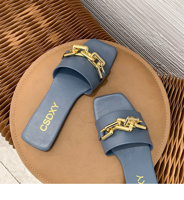 

Shoes Sandals Women Outdoor Beach 2021 Summer New Fashion Simple Party Open Toe Slippers