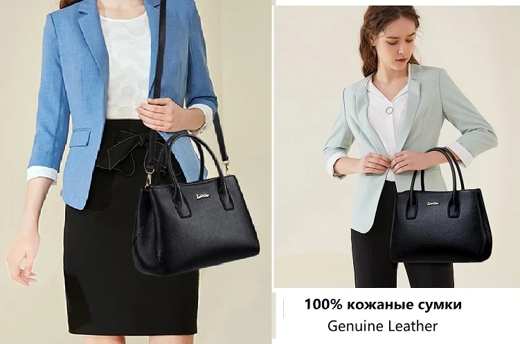 Черная Женская сумка из натуральной кожи, женская сумка через плечо, женская сумка-мессенджер, роскошные дизайнерские сумки для женщин, сумки-тоут# M506
